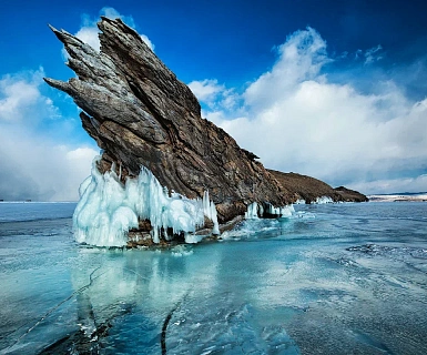 Зимние узоры Байкала Фото главное